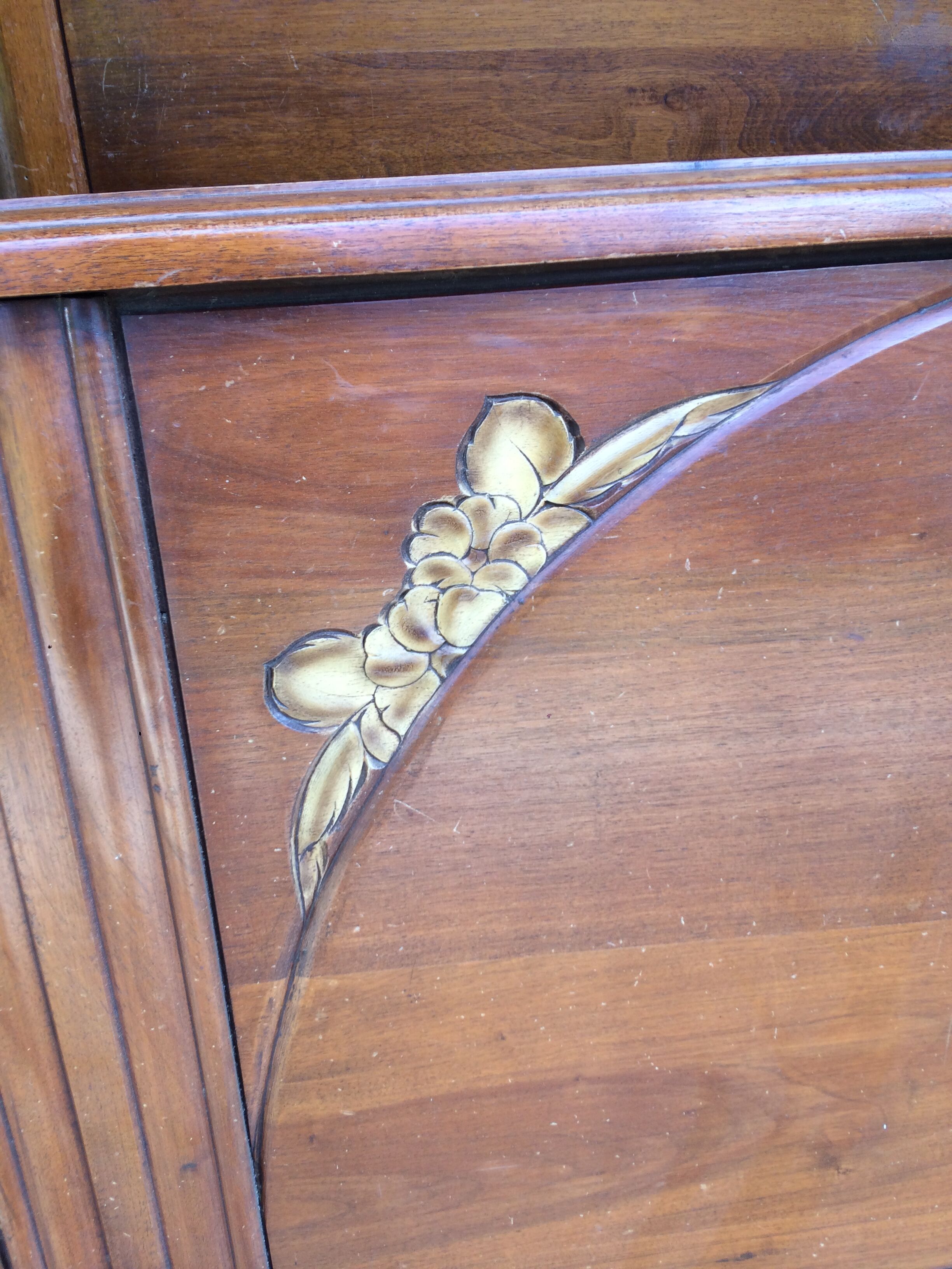 Headof and bedfoot art deco