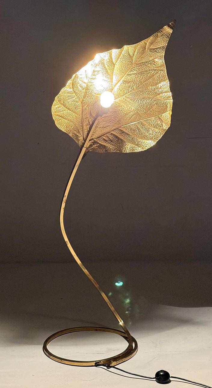 Lampadaire sculptural de Tommaso Barbi pour Bottega Gadda, modèle : Rabarbaro, Italie, années 1970.