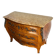 Louis XV style commode in wood and marble