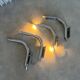 Vintage Chrome Wall Lights – 4 available