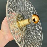 Vintage lampshade in chiseled glass