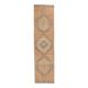 1980s Vintage Turkish Hand-Knotted Runner 92x394