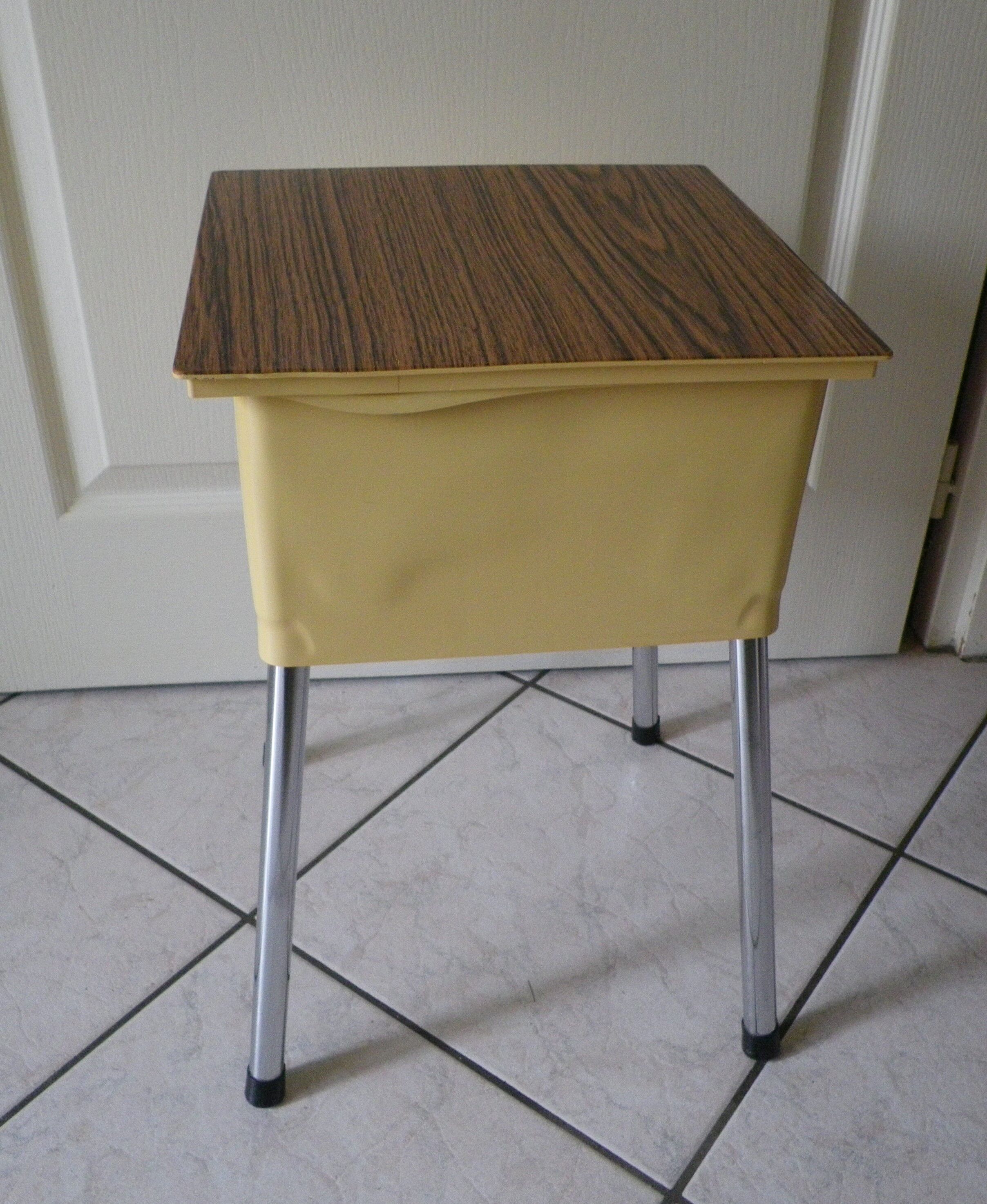 Vintage stool with storage box -1960s