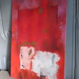 Abstract painting oil on canvas