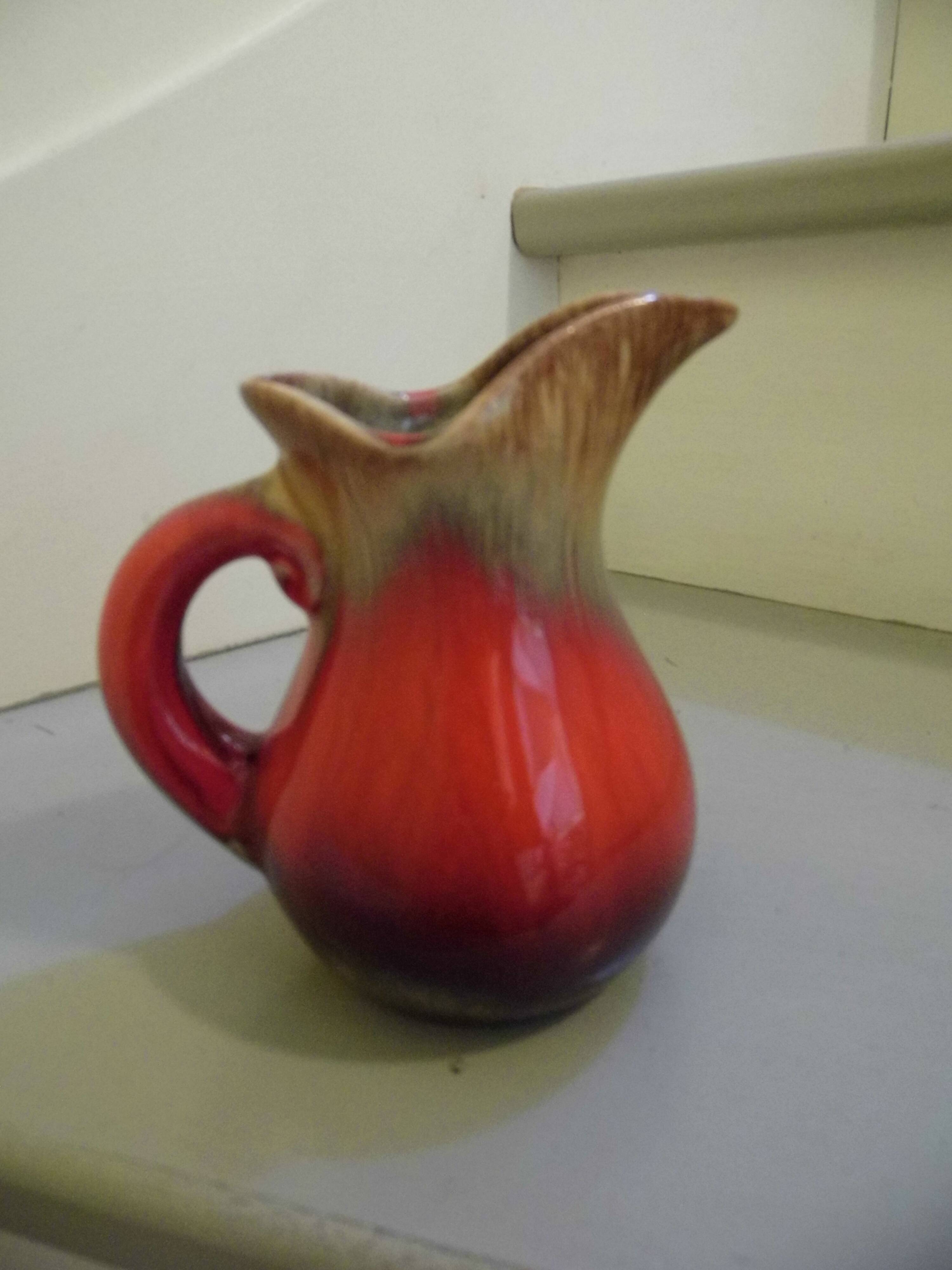 Milk pot small ceramic pitcher from Vallauris 60s Vintage