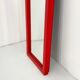 Pair of red mirrors by Anna Castelli Ferrieri for Kartell 1980