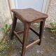 Antique solid wood stool cottage