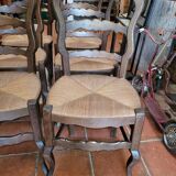 6 chairs louis xv mulch
