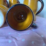 Vintage orange mugs 70s