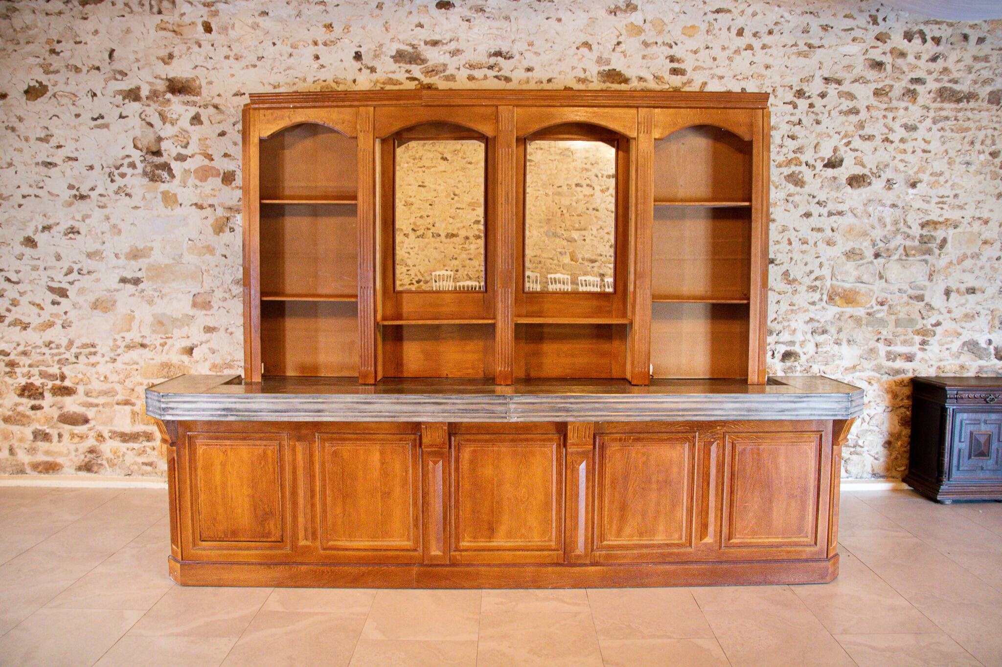 5m solid oak bar