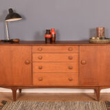 Restored Long A.Younger Afromosia And Teak Retro Sideboard