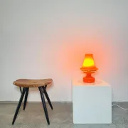 Table lamp in glass B-124 by Hans-Agne Jakobsson for Markaryd Ab, Sweden, 1960s.