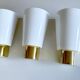 Set of 3 Vintage Limburg Wall Lights Gilded with fine gold, Glass