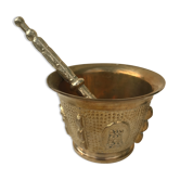 Mortier et son pilon bronze ancien