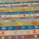 Traditional handmade multicolored striped margoum rug -150x75cm