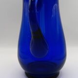 Holmegaard - Pichet / vase en verre Bleu de Bristol de Per Lutken