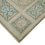Handmade oriental contemporary 1980s 294 cm x 404 cm beige wool carpet