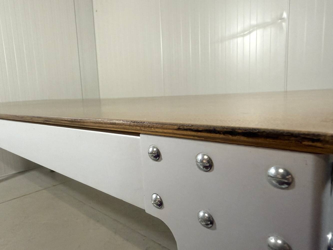 Piet Hein Eek XXL aluminium dining table 1990’s