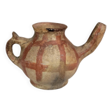 Poterie traditionnelle kabyle / berbère en terre cuite ornée de motifs (4)