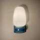 Vintage blue Tovi wall light Mid Century Modern/Space Age opaline scandi