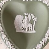 Heart-shaped pocket tray Wegwood in green jasper