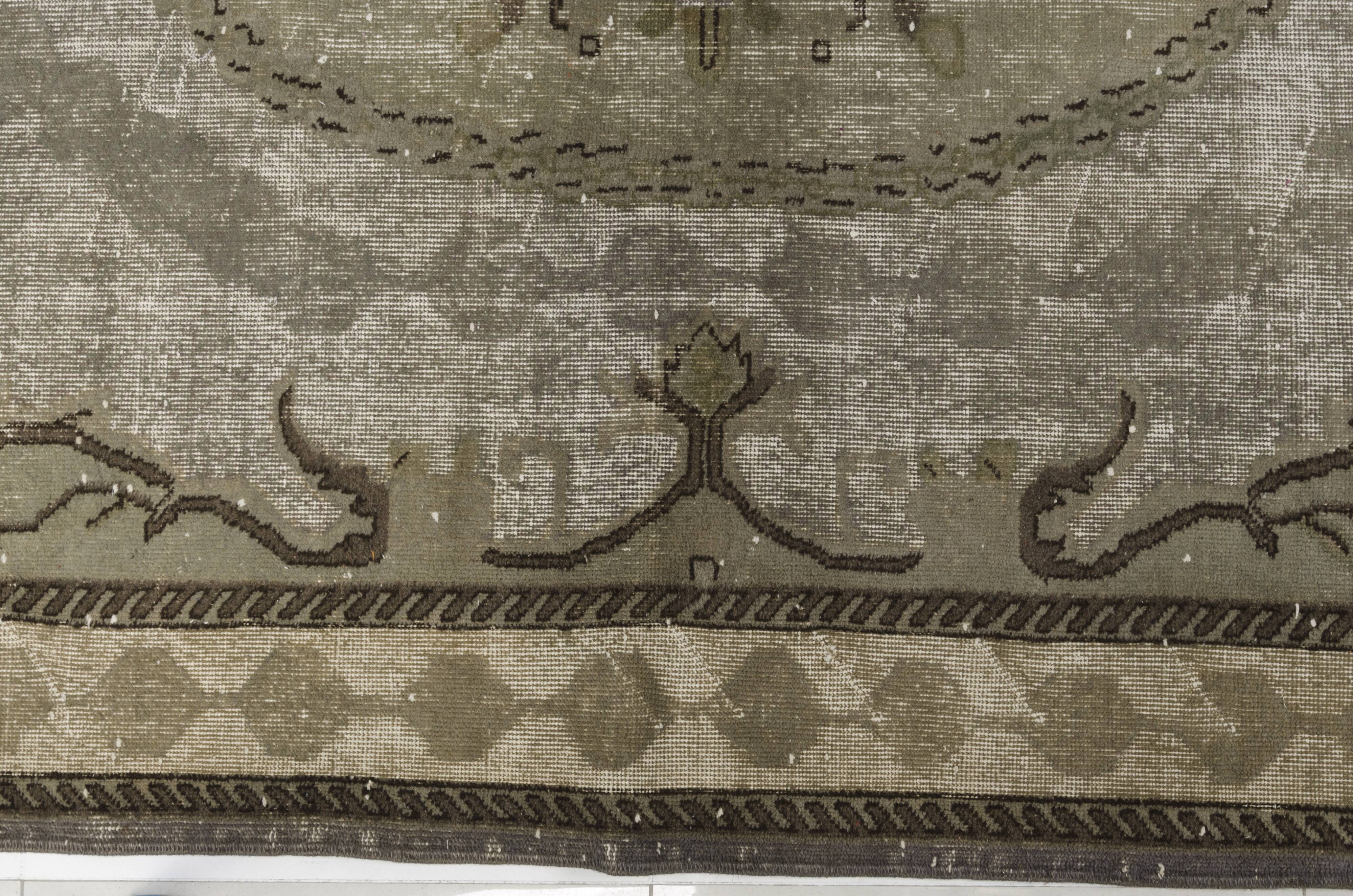 Handknotted Home Living Vintage Turkish Rug sku v-52