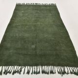 Dark Green Rugs For Living Room Vintage Kilim Rug,157x278Cm