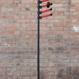Vintage coat rack with modular hooks, post-modern design 1980s