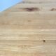 Organic oak dining table with steel matrix base, Hjort Knudsen