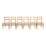 Chaises Gio Ponti Cassina Leggera, set de 6, Italie 1956