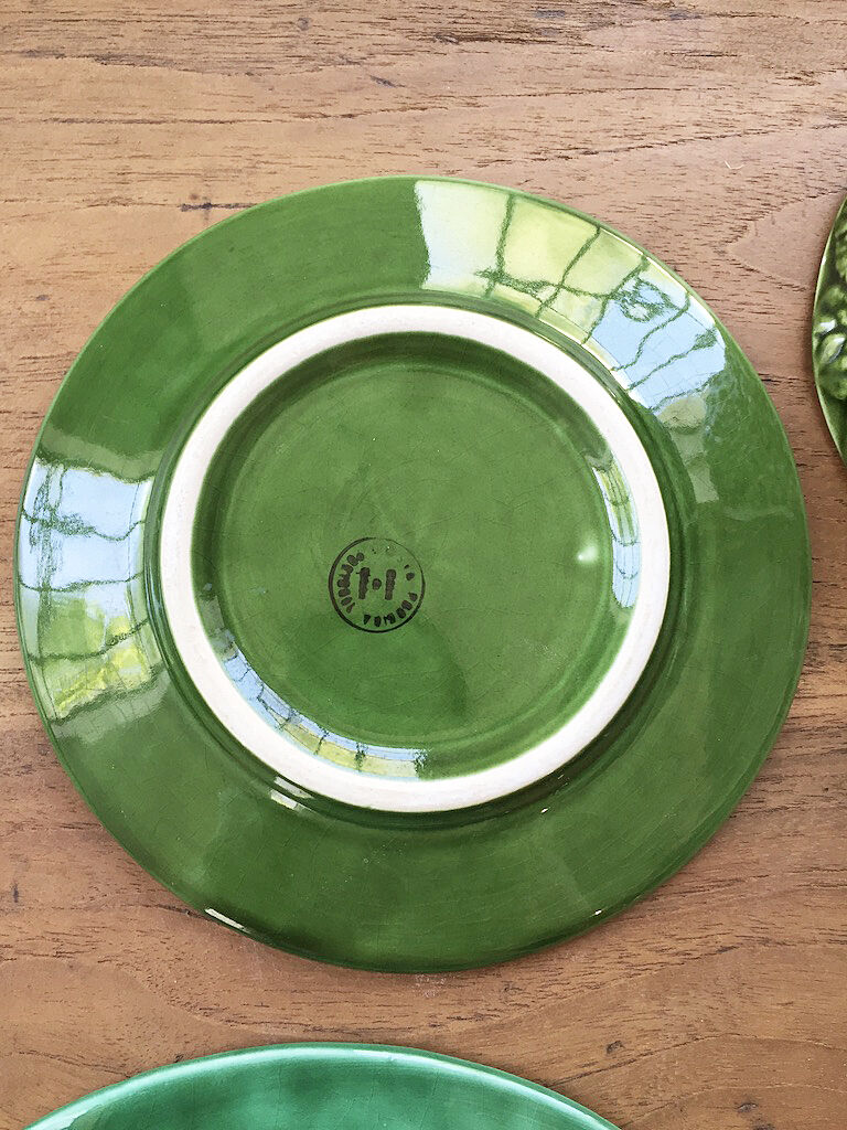 "Cabbage" Bowl and plate set