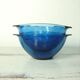 Ensemble de 2 bols en verre bleu Vereco