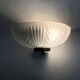Pair of Art Deco style half-moon wall lights from the 80s