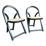 2 chaises pliantes vintage Arca par Gigi Sabadin pour Crassevig