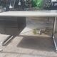 Desk 70s in metal and chrome