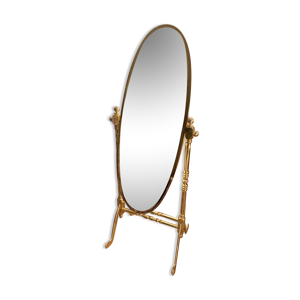 Miroir vintage en laiton