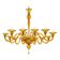 Italian Contemporary Modern Elegant "Rigadin" Murano Glass Chandelier