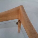 Modus Oak & Glass Table by Kristian Vedel for Soren Willadsen, 1963