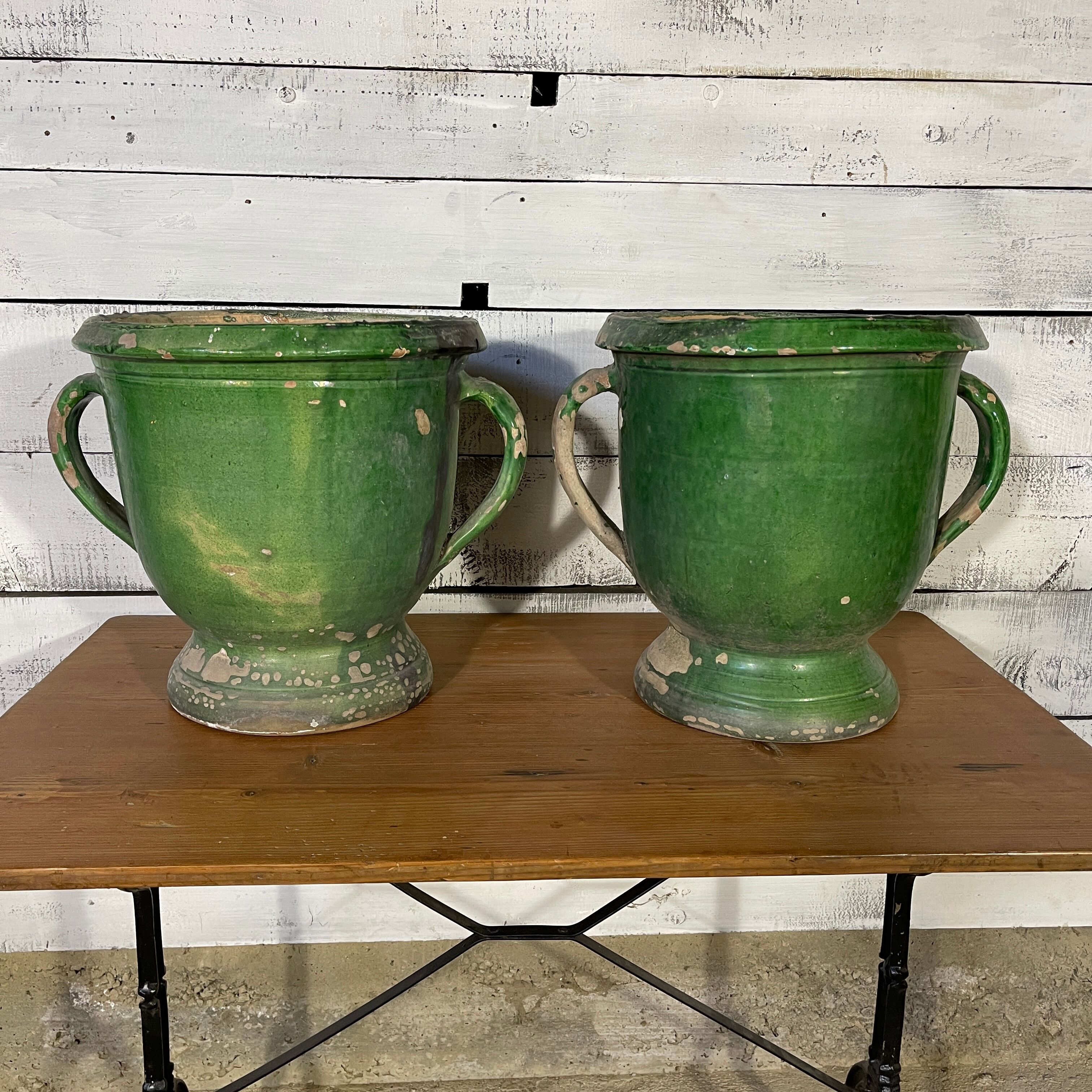 Pair of Anduze vases