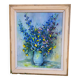 Tableau bouquet de fleurs signé "babon folus"