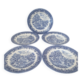 Churchill / Large English porcelain plates