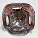 Vintage Brown Murano Glass Ashtray / Catchall by Fratelli Toso with Murrines
