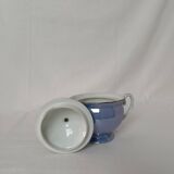 Blue sugar bowl, 1920s, lustrous porcelain.