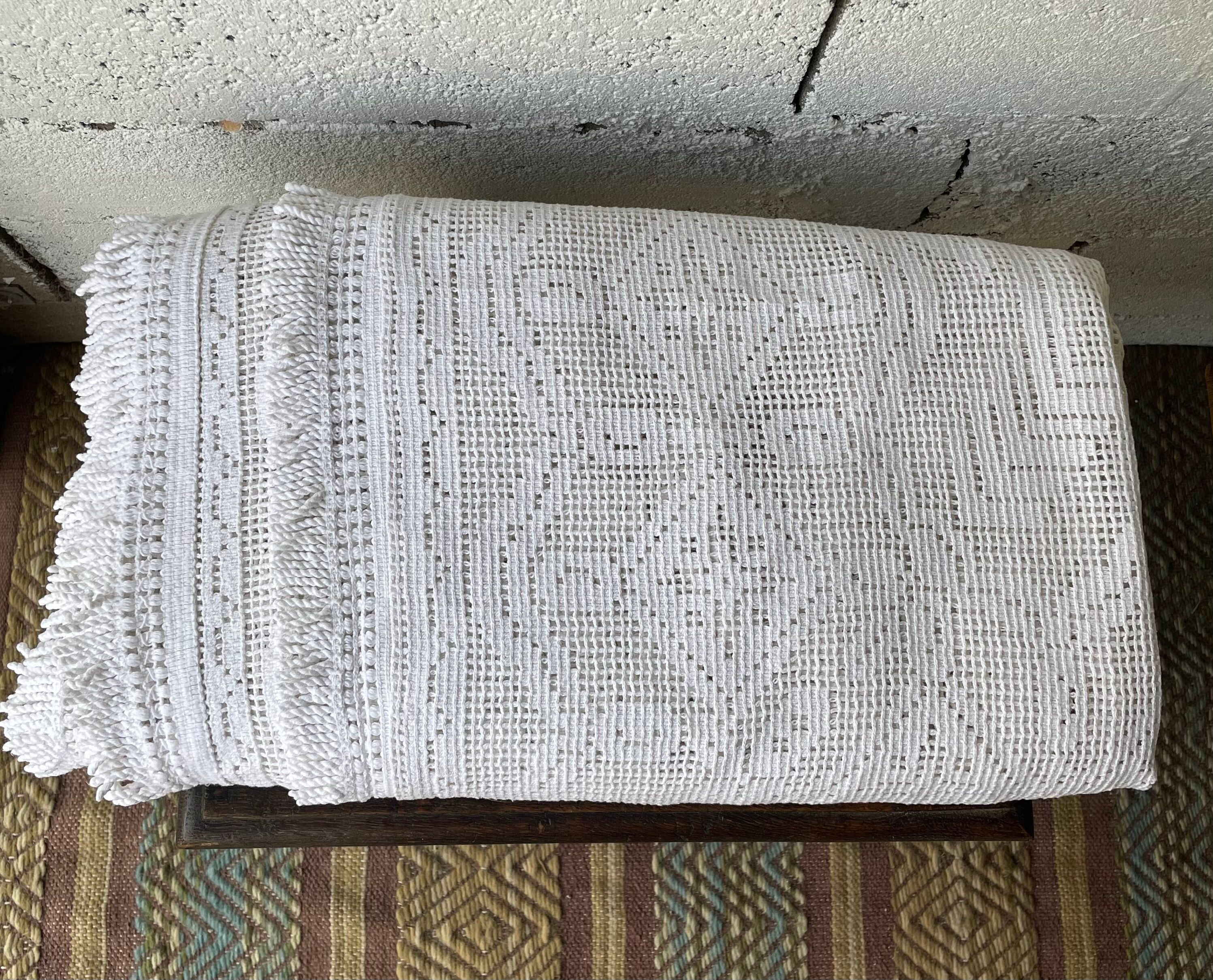 Vintage cotton bed cover