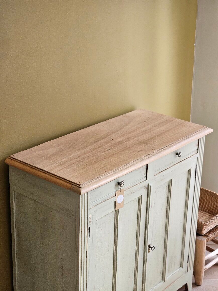 Vintage Parisian buffet with patina in solid wood | Léonie