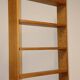 Guillerme and Chambron bookcase shelf in oak, 1960