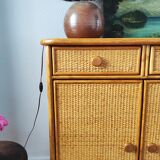 Rattan buffet