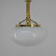 Brass and glass pendant, 2000s