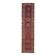 Vintage Turkish hand-knotted wool cotton red runner rug 83x362