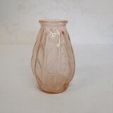 Old pink blown glass soliflore